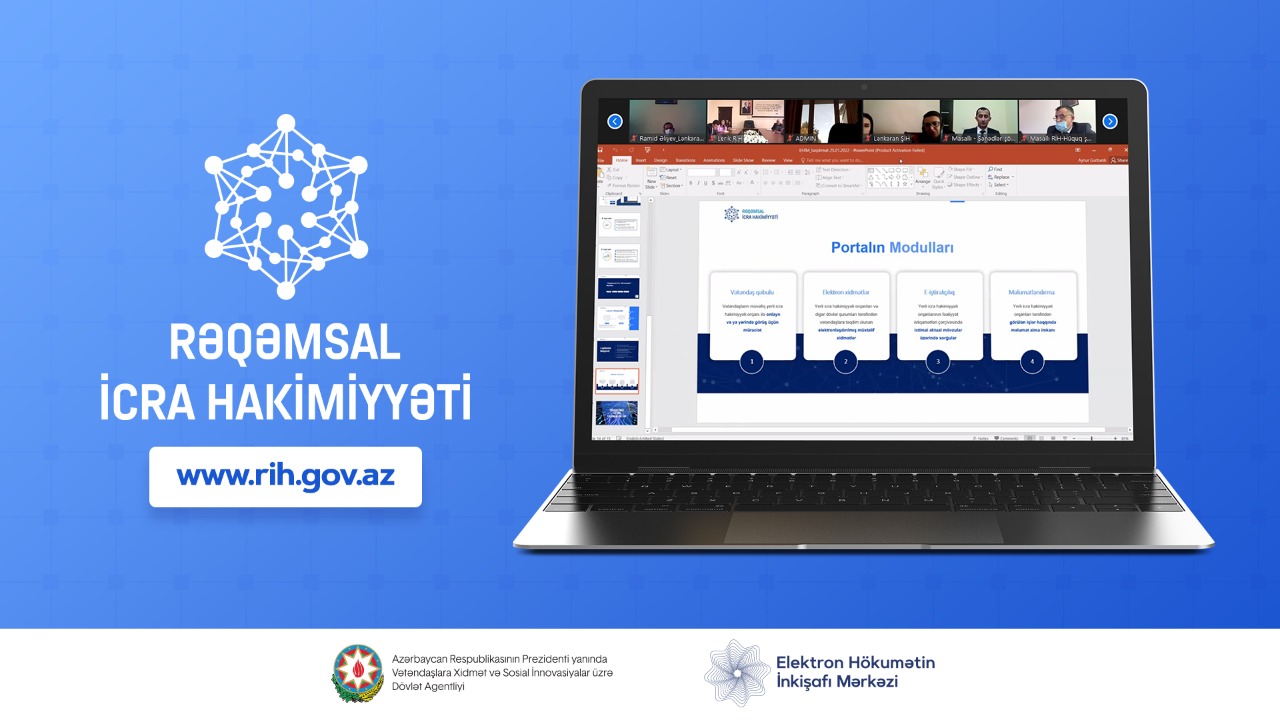 EHİM “Rəqəmsal icra hakimiyyəti” layihəsilə bağlı yeni rayonlar üçün təlim keçirib